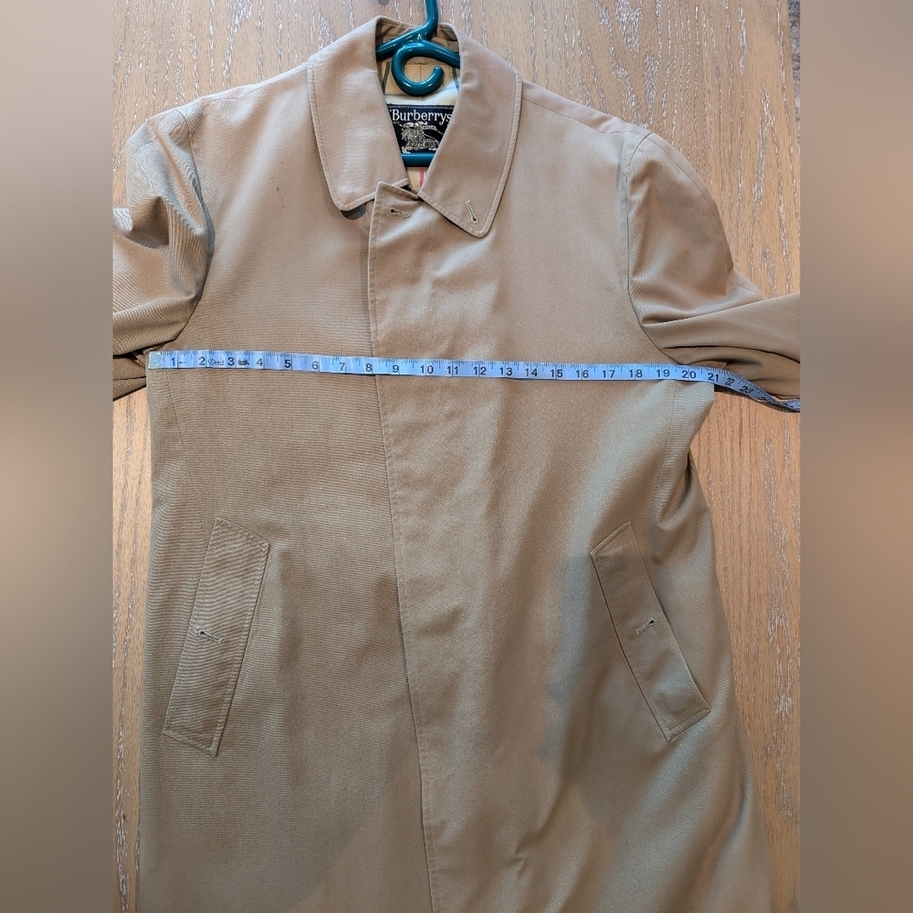 STUNNING Vintage 90s BURBERRY Luxury Designer Trench Long Men Coat - Picture 5 of 15